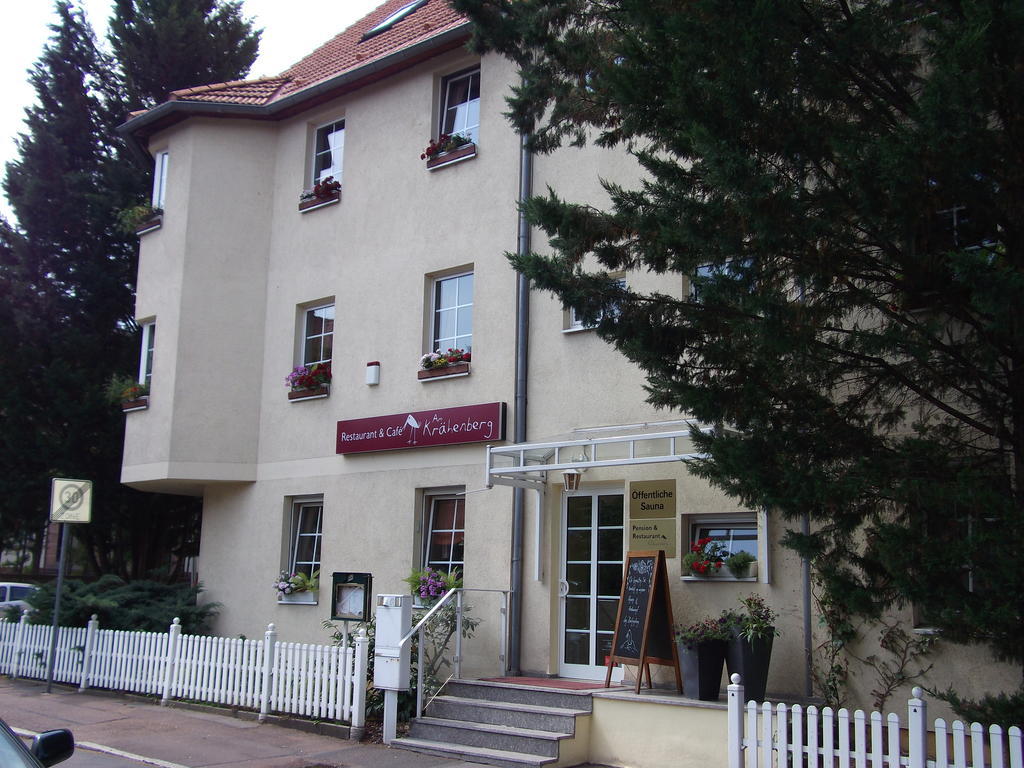 Pension & Cafe Am Kraehenberg Halle  Eksteriør bilde