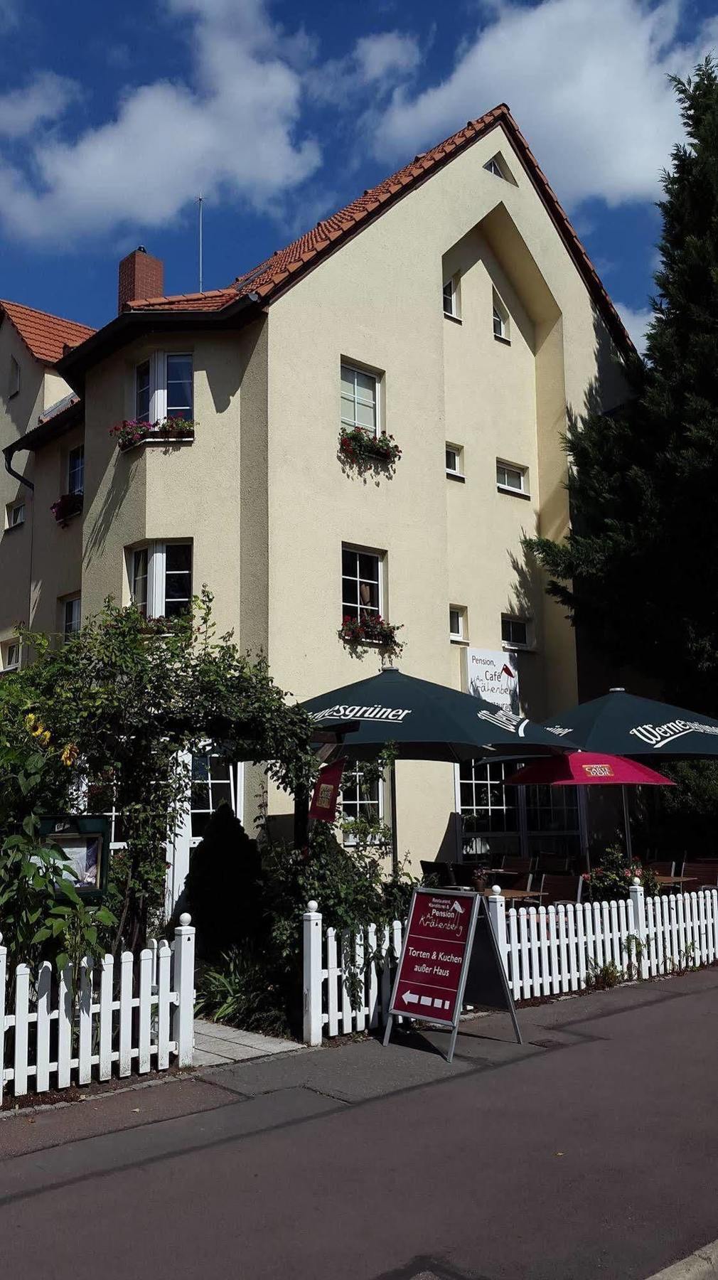 Pension & Cafe Am Kraehenberg Halle  Eksteriør bilde
