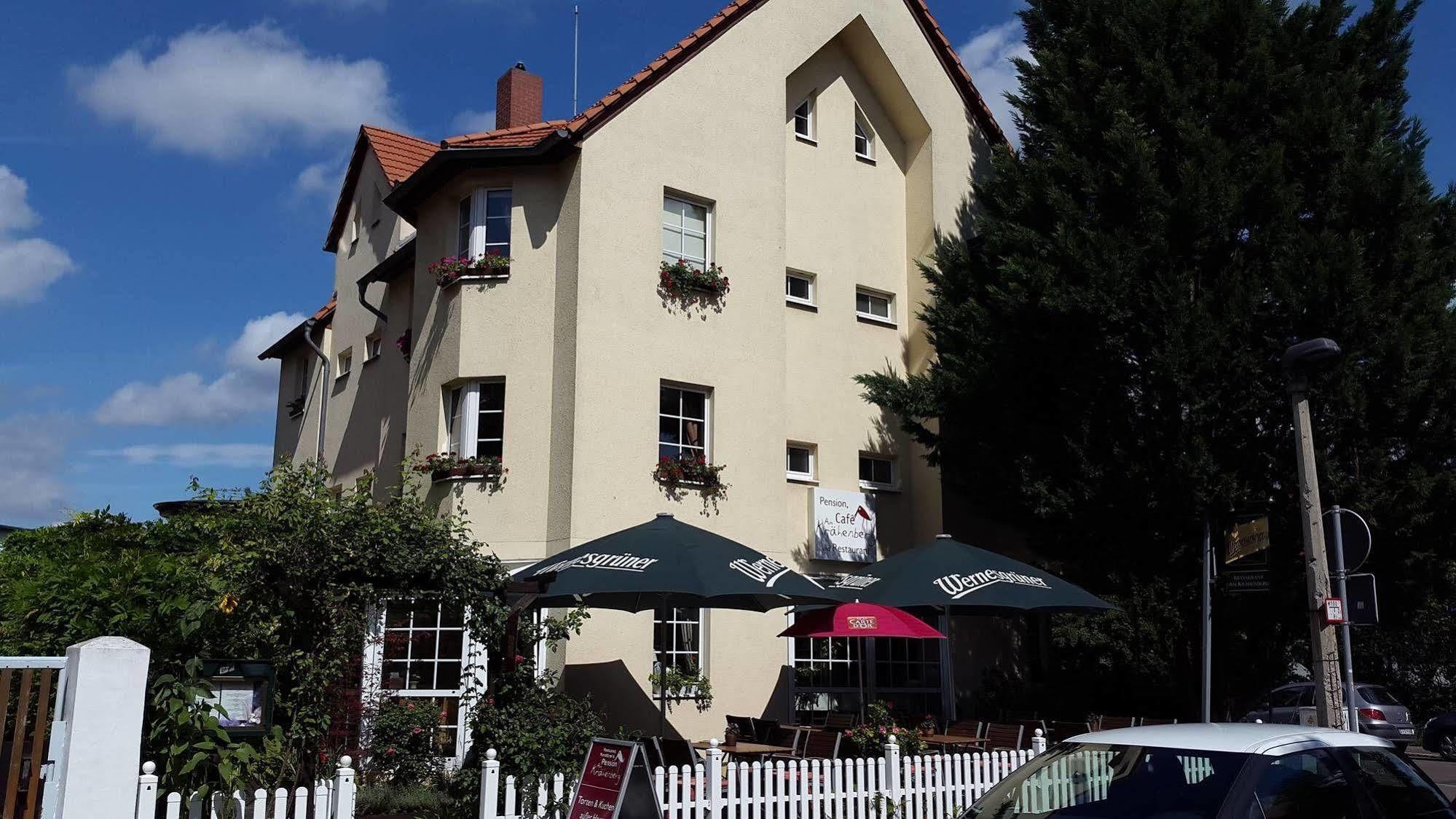 Pension & Cafe Am Kraehenberg Halle  Eksteriør bilde